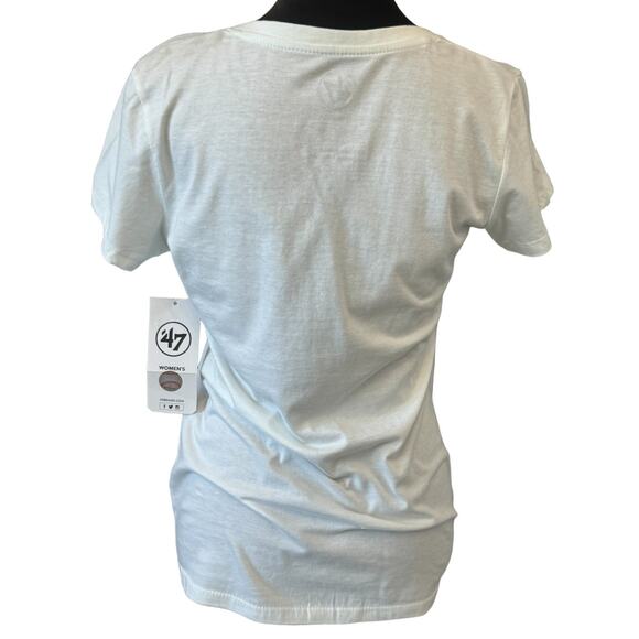 New ~ '47 ~ MLB Seattle Mariners City Graphic V-Neck Fitted T-Shirt Size S - Picture 2 of 6